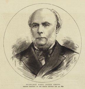 François Paul Jules Grevy (gravür) by English School