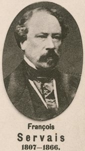 François Servais (gravür) by English School
