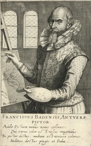 Frans Badens, Antwerp ressamı by English School