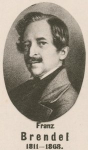 Franz Brendel (gravür) by English School