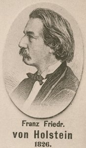 Franz Friedrich von Holstein (gravür) by English School
