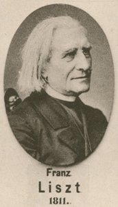 Franz Liszt (gravür) by English School