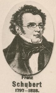 Franz Schubert (gravür) by English School