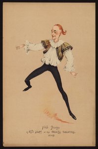Fred Katlı, İngiliz aktör ve dansçı (renkli taş) by English School