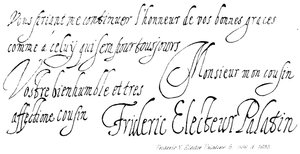 Frederic V Seçmen Palatine, b 1596, d 1632 by English School