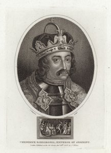 Friedrich Barbarossa, Almanya İmparatoru by English School