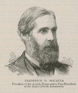 Yahudi Evi Başkanı ve Anglo-Yahudi Derneği Başkan Yardımcısı Frederick D Mocatta by English School