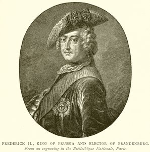 Frederick II, Prusya Kralı ve Brandenburg Seçmeni by English School