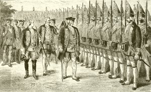 Frederick William I ve Dev Muhafızları by English School