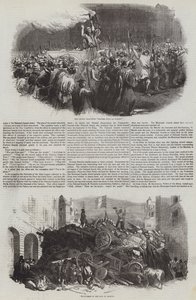 1848 Fransız Devrimi (gravür) by English School