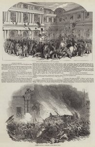 1848 Fransız Devrimi (gravür) by English School