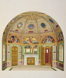 Ludwig Gruner (1801-82) ve Anna Brownell Jameson (1794-1) tarafından Buckingham Sarayı Arazisindeki Bahçe Köşkünün Süslemelerinden Buckingham Sarayı Yazlık Evi