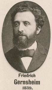 Friedrich Gernsheim (gravür) by English School
