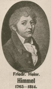 Friedrich Heinrich Himmel (gravür) by English School