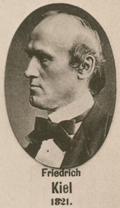 Friedrich Kiel (gravür) by English School