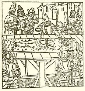 Lydgates Prenslerin Düşüşünden, 1494 by English School