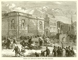 Old Bailey'den Newgate'in Önü by English School