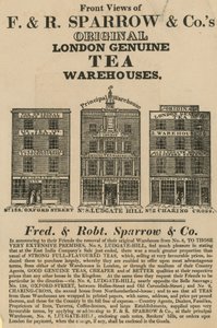 Fred & Robert Sparrow & Cos depolarının önden görünümü by English School