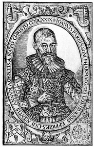 Paradisi için Frontispiece in Sole Paradisus Terrestris, John Parkinson tarafından, 1629