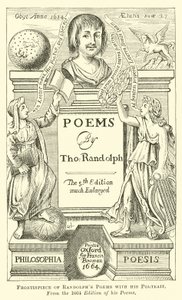 Portresi ile Randolphs Şiirlerinin Cephesi by English School