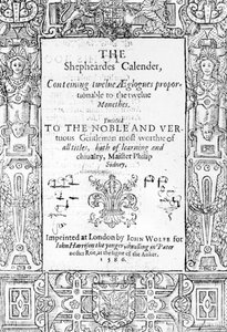 Esmond Spenser (1552-99) tarafından yazılan The Shepheardes Calender