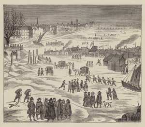 Frost Fuarı (gravür) by English School