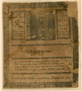 1740 Frost Fuarı. Hatıra Eşyası by English School