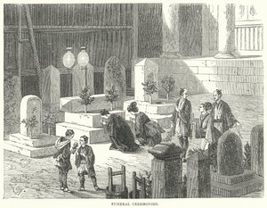 Cenaze Törenleri (gravür) by English School