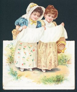 Yumurta toplayan kızlar, Noel Kartı by English School