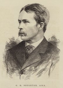 G H Boughton, ARA (gravür) by English School