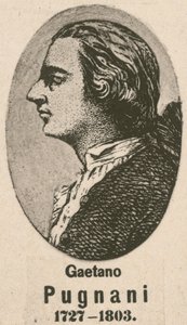 Gaetano Pugnani (gravür) by English School