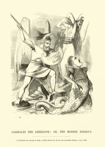 Kurtarıcı Garibaldi; veya Modern Perseus by English School