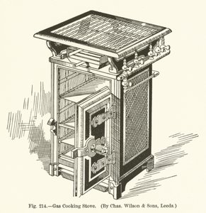 Gazlı Pişirme Ocağı, Charles Wilson ve Sons, Leeds by English School