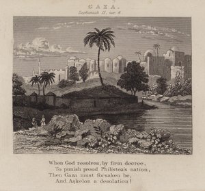Gazze, Zephaniah II, ver 4 (gravür) by English School