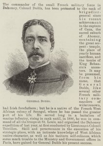 General Dodds (gravür) by English School