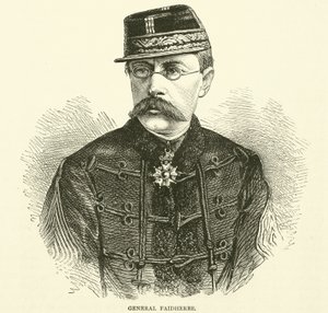 General Faidherbe, Ocak 1871 by English School