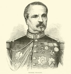 Genel Frossard, 1870 by English School