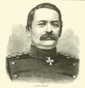 General Kamecke, Ekim 1870 by English School