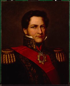 General Rosas (tuval üzerine yağlıboya) by English School