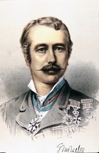 General Sir Garnet Wolseley (renkli taş) by English School