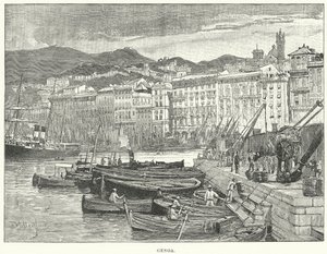 Cenova (gravür) by English School