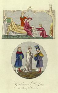 14. yüzyılda beyefendi elbiseleri by English School