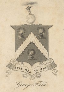 George Field, Armorial kitap plakası, 