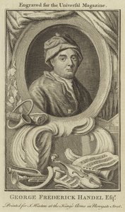 George Frederick Handel Esquire by English School