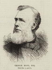 George Hope, Esquire (gravür) by English School