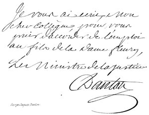 George Jacques Danton by English School