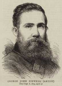 George John Pinwell, Sanatçı (gravür) by English School
