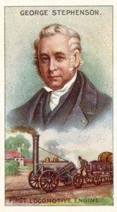 George Stephenson, İlk Lokomotif Motoru by English School