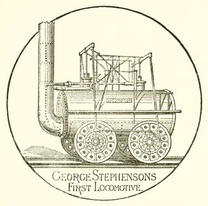 George Stephensons İlk Lokomotif by English School