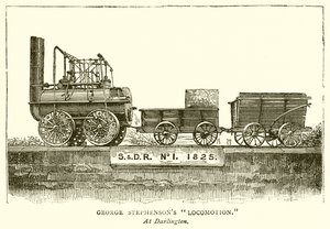 George Stephensons Hareket. Darlington